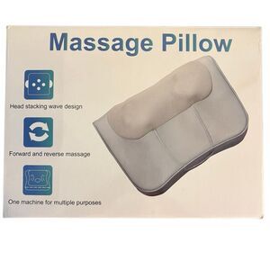 Relaxing Massage Pillow Neck with Heat Corded Kneading
